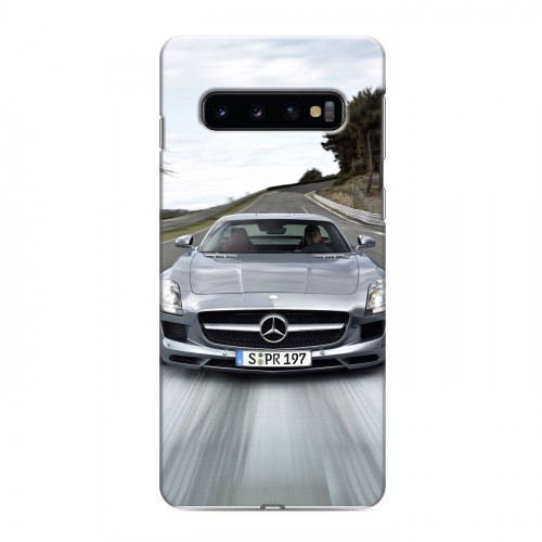 Дизайнерский силиконовый чехол для Samsung Galaxy S10 Mercedes