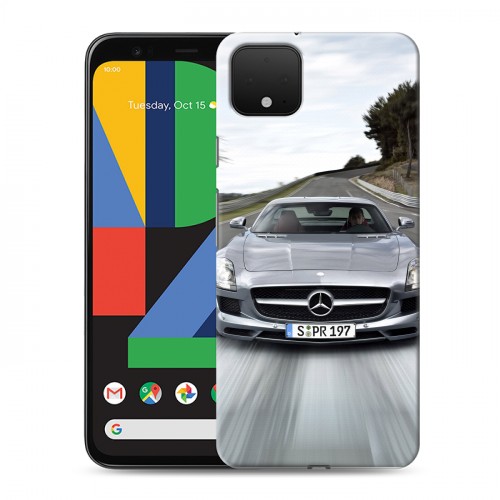 Дизайнерский пластиковый чехол для Google Pixel 4 Mercedes