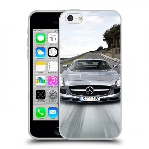 Дизайнерский пластиковый чехол для Iphone 5c Mercedes