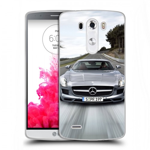 Дизайнерский пластиковый чехол для LG G3 (Dual-LTE) Mercedes