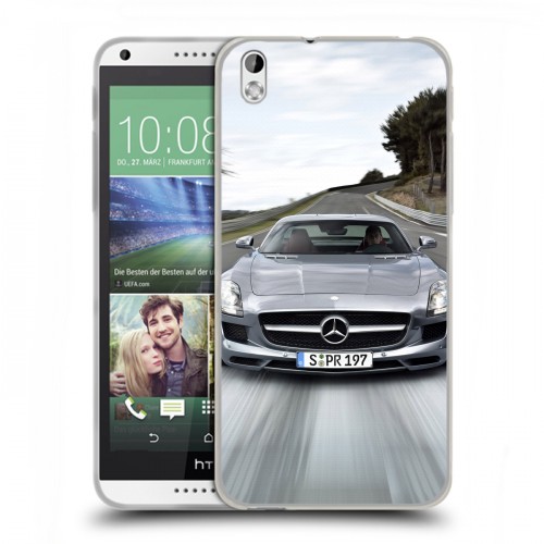 Дизайнерский пластиковый чехол для HTC Desire 816 Mercedes