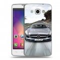 Дизайнерский пластиковый чехол для LG L60 Mercedes