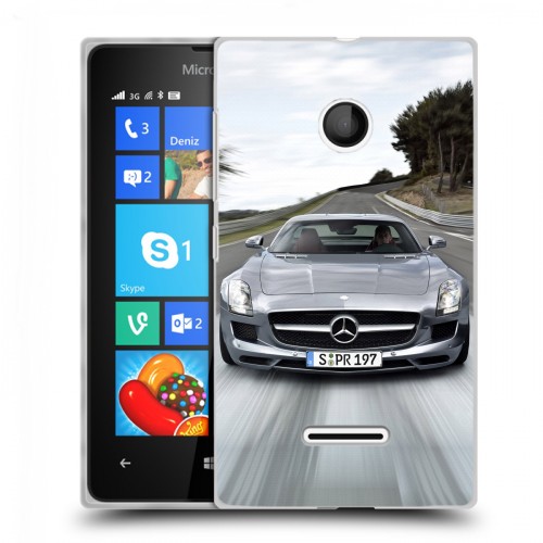 Дизайнерский пластиковый чехол для Microsoft Lumia 435 Mercedes