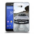 Дизайнерский пластиковый чехол для Sony Xperia E4g Mercedes