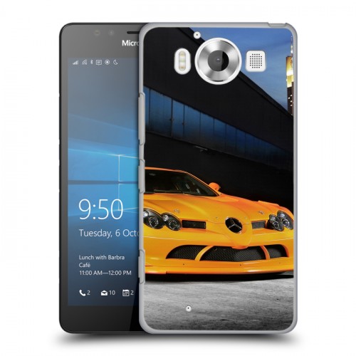 Дизайнерский пластиковый чехол для Microsoft Lumia 950 Mercedes