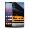 Дизайнерский силиконовый с усиленными углами чехол для Huawei P20 Pro Mercedes