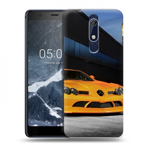 Дизайнерский пластиковый чехол для Nokia 5.1 Mercedes