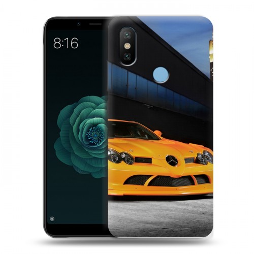 Дизайнерский силиконовый чехол для Xiaomi Mi A2 Mercedes