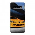 Дизайнерский силиконовый чехол для Samsung Galaxy S10 Mercedes