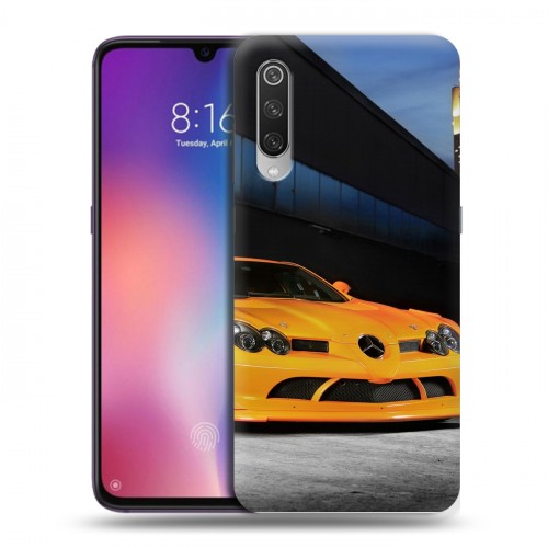 Дизайнерский силиконовый с усиленными углами чехол для Xiaomi Mi9 Mercedes