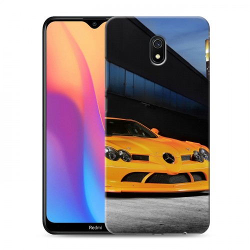 Дизайнерский силиконовый с усиленными углами чехол для Xiaomi RedMi 8A Mercedes