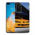 Дизайнерский пластиковый чехол для Huawei P40 Mercedes