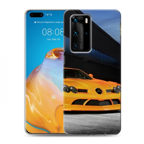 Дизайнерский пластиковый чехол для Huawei P40 Pro Mercedes