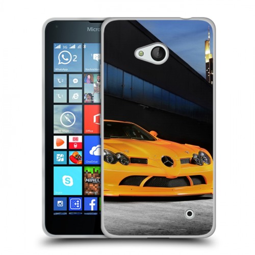 Дизайнерский пластиковый чехол для Microsoft Lumia 640 Mercedes