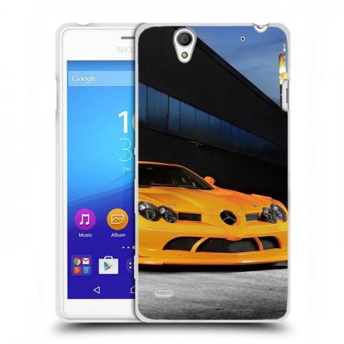 Дизайнерский пластиковый чехол для Sony Xperia C4 Mercedes