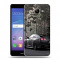 Дизайнерский пластиковый чехол для Huawei Y3 (2017) Nissan