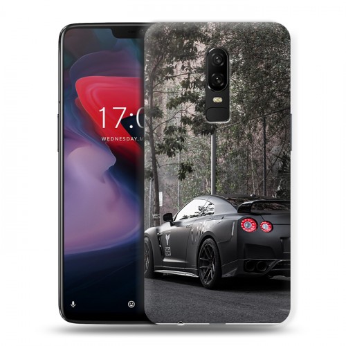 Дизайнерский пластиковый чехол для OnePlus 6 Nissan