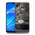 Дизайнерский пластиковый чехол для Huawei Y6 (2019) Nissan