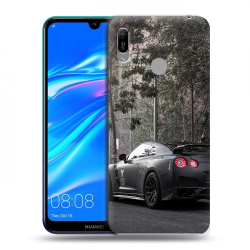 Дизайнерский пластиковый чехол для Huawei Y6 (2019) Nissan