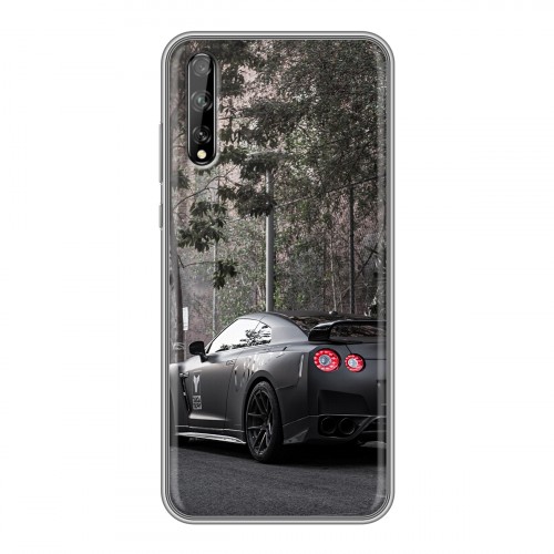 Дизайнерский силиконовый чехол для Huawei Y8p Nissan