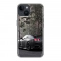 Дизайнерский пластиковый чехол для Iphone 14 Nissan