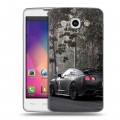 Дизайнерский пластиковый чехол для LG L60 Nissan