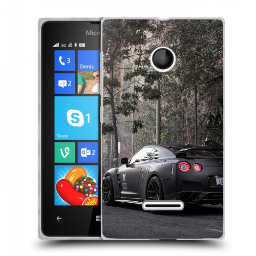 Дизайнерский пластиковый чехол для Microsoft Lumia 435 Nissan