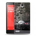 Дизайнерский силиконовый чехол для Xiaomi RedMi Note Nissan