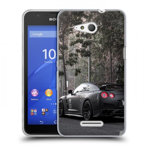 Дизайнерский пластиковый чехол для Sony Xperia E4g Nissan