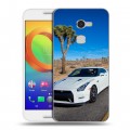 Дизайнерский силиконовый чехол для Alcatel A3 Nissan