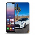 Дизайнерский силиконовый с усиленными углами чехол для Huawei P20 Pro Nissan