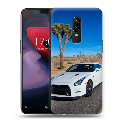 Дизайнерский пластиковый чехол для OnePlus 6 Nissan