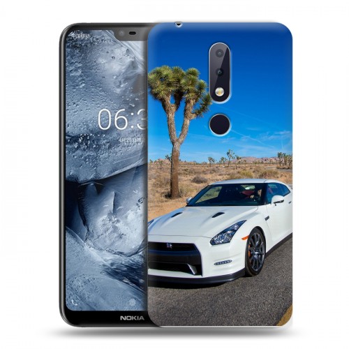 Дизайнерский пластиковый чехол для Nokia 6.1 Plus Nissan