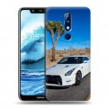 Дизайнерский пластиковый чехол для Nokia 5.1 Plus Nissan