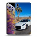 Дизайнерский силиконовый чехол для Iphone Xs Max Nissan