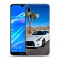 Дизайнерский пластиковый чехол для Huawei Y6 (2019) Nissan