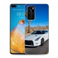 Дизайнерский пластиковый чехол для Huawei P40 Nissan