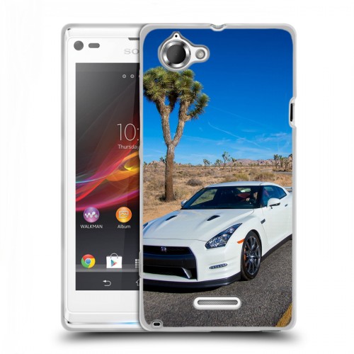 Дизайнерский пластиковый чехол для Sony Xperia L Nissan