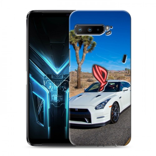 Дизайнерский силиконовый с усиленными углами чехол для ASUS ROG Phone 3 Nissan