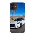 Дизайнерский пластиковый чехол для Iphone 12 Mini Nissan