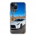 Дизайнерский пластиковый чехол для Iphone 14 Nissan