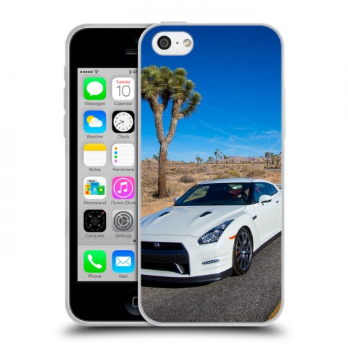 Дизайнерский пластиковый чехол для Iphone 5c Nissan