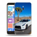 Дизайнерский пластиковый чехол для Nokia Lumia 1320 Nissan