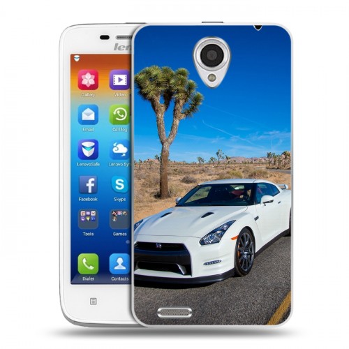 Дизайнерский пластиковый чехол для Lenovo S650 Ideaphone Nissan