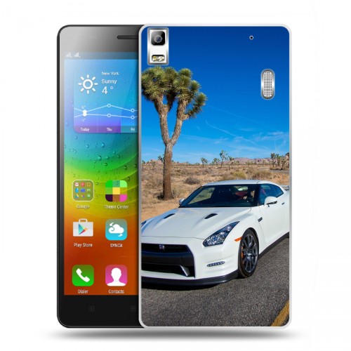 Дизайнерский пластиковый чехол для Lenovo A7000 Nissan