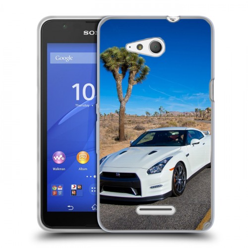 Дизайнерский пластиковый чехол для Sony Xperia E4g Nissan