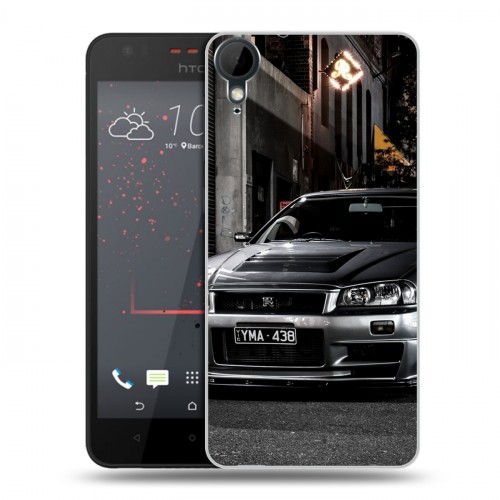 Дизайнерский пластиковый чехол для HTC Desire 825 Nissan