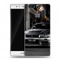 Дизайнерский пластиковый чехол для Huawei P9 Plus Nissan