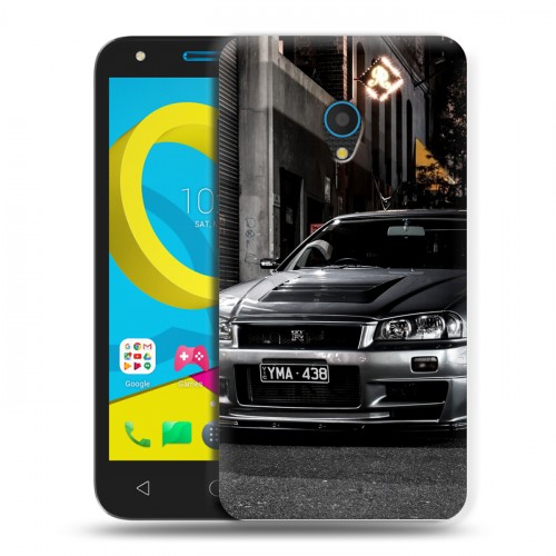 Дизайнерский пластиковый чехол для Alcatel U5 Nissan