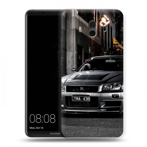 Дизайнерский пластиковый чехол для Huawei Mate 10 Nissan